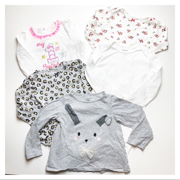 Carter’s & First Impressions Long Sleeves Tops 18m-24m - Picture 5 of 12